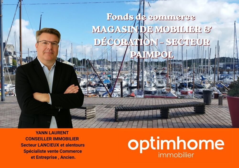   BELLE OPPORTUNITÉ – MAGASIN DE DÉCORATION & MOBILIER CLÉ EN MAIN – PROCHE PAIMPOL 