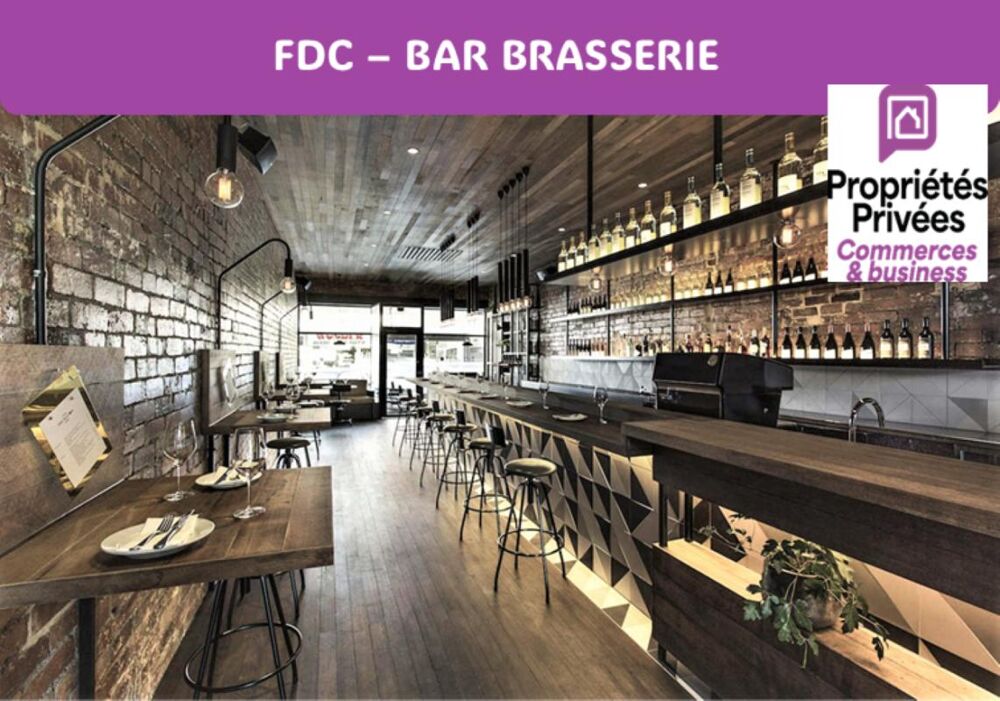   ROUEN Rive droite !   Bar Brasserie 70 couverts avec terrasse 