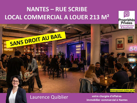   NANTES CENTRE VILLE - LOCAL COMMERCIAL 213.50 m² 