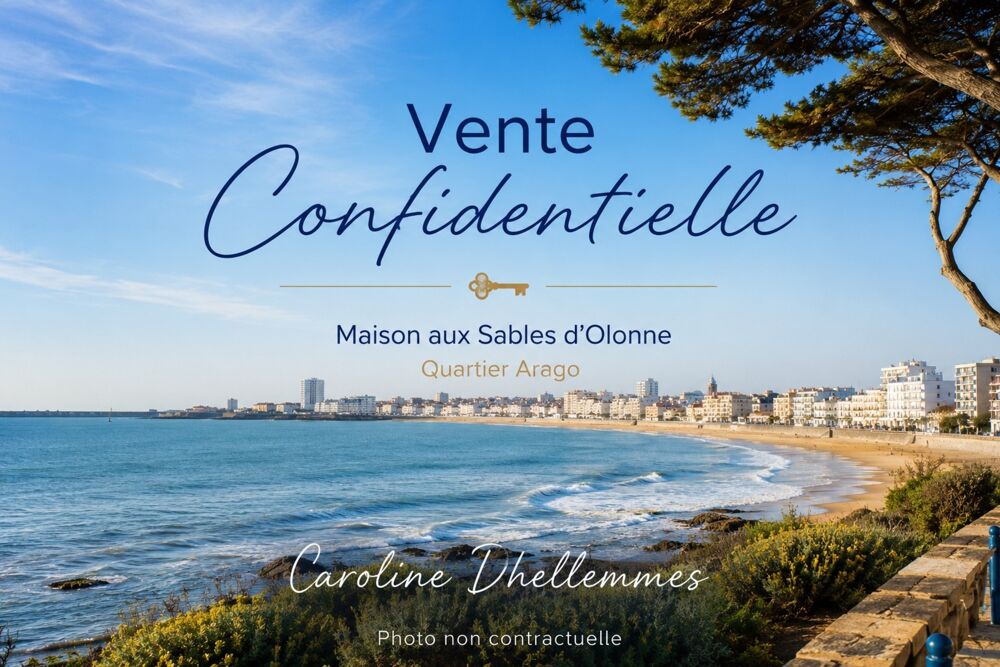 Vente Maison Quartier Arago – Impasse au calme absolu – Jardin plein sud – Tout à pied Les sables d olonne