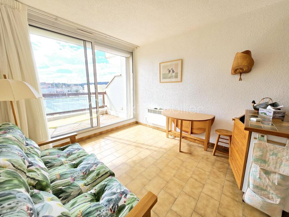 Vente Appartement Studio avec piscine dernier étage à GRUISSAN (11430) Gruissan