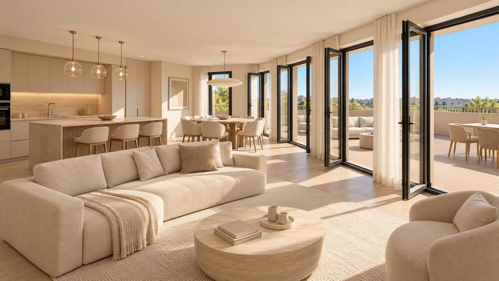 Vente Appartement DERNIER ETAGE APPARTEMENT 4 PIECES AVEC 43 M² DE TERRASSE PLEIN SUD Montevrain