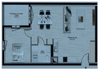 Location Appartement Appartement de 58m2 à louer sur Clouange Clouange
