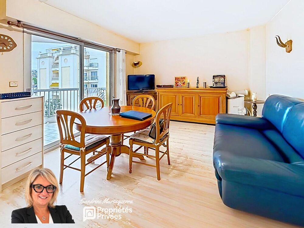 Vente Appartement 2 Pièces Cros de Cagnes - Parking + Cave  LE LIDO Cagnes sur mer