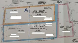  Terrain � vendre 2345 m�