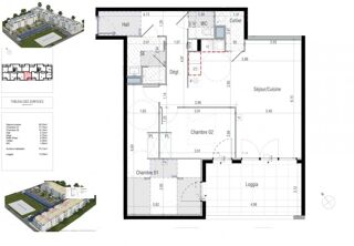  Appartement � vendre 3 pi�ces 75 m�