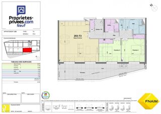  Appartement � vendre 3 pi�ces 69 m�