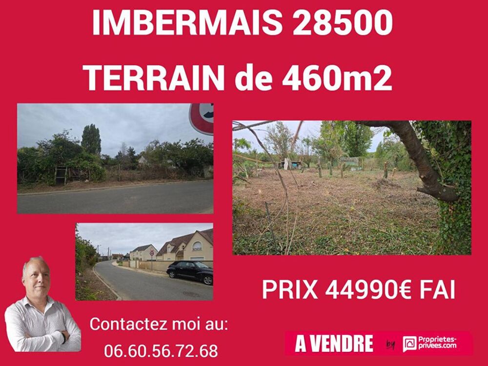 Vente Terrain 28500-Terrain constructible de 460m2 Vernouillet
