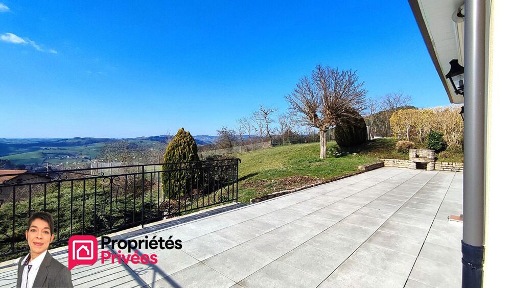 THIZY-LES-BOURGS (69240) , Maison individuelle avec vue , 4 chambres, garages, terrain 1700 m²