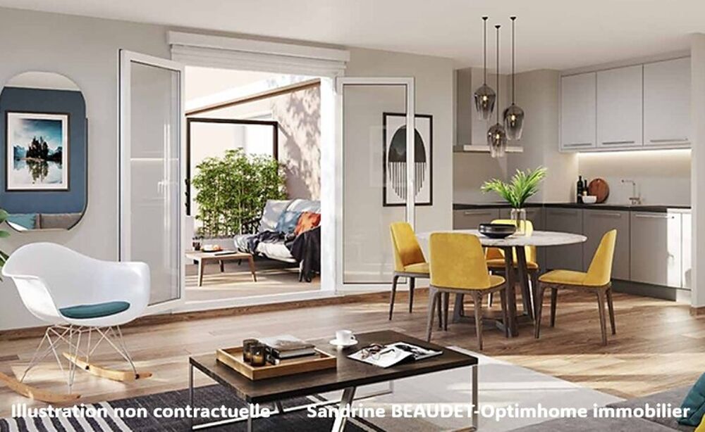 Appartement à vendre 3 pièces TRAPPES (78)