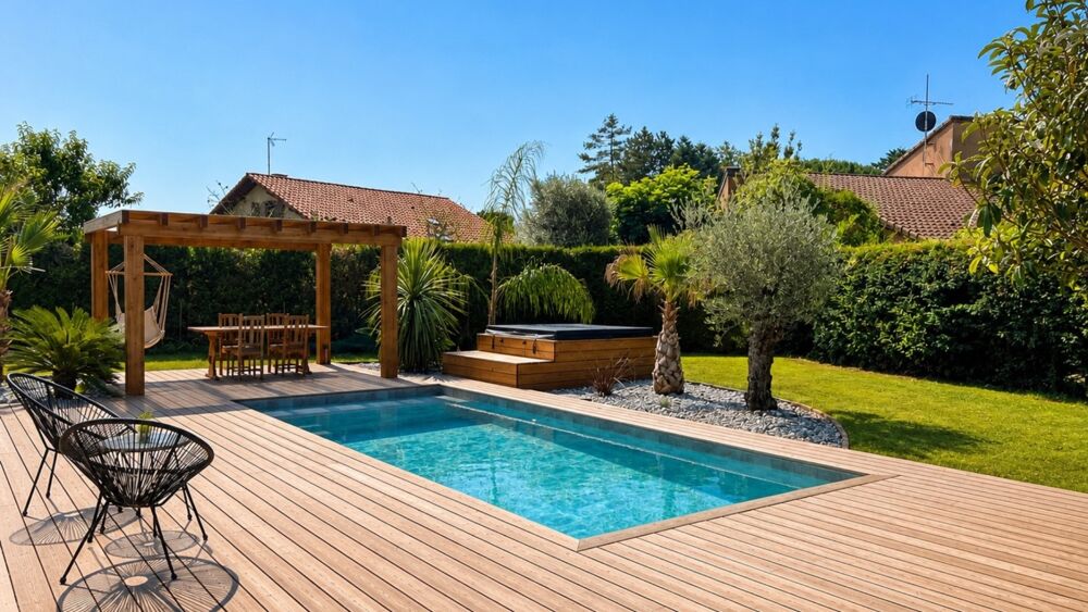 Vente Maison Maison 3 chambres, rénovée, de plain-pied avec piscine chauffée et jacuzzi Soustons