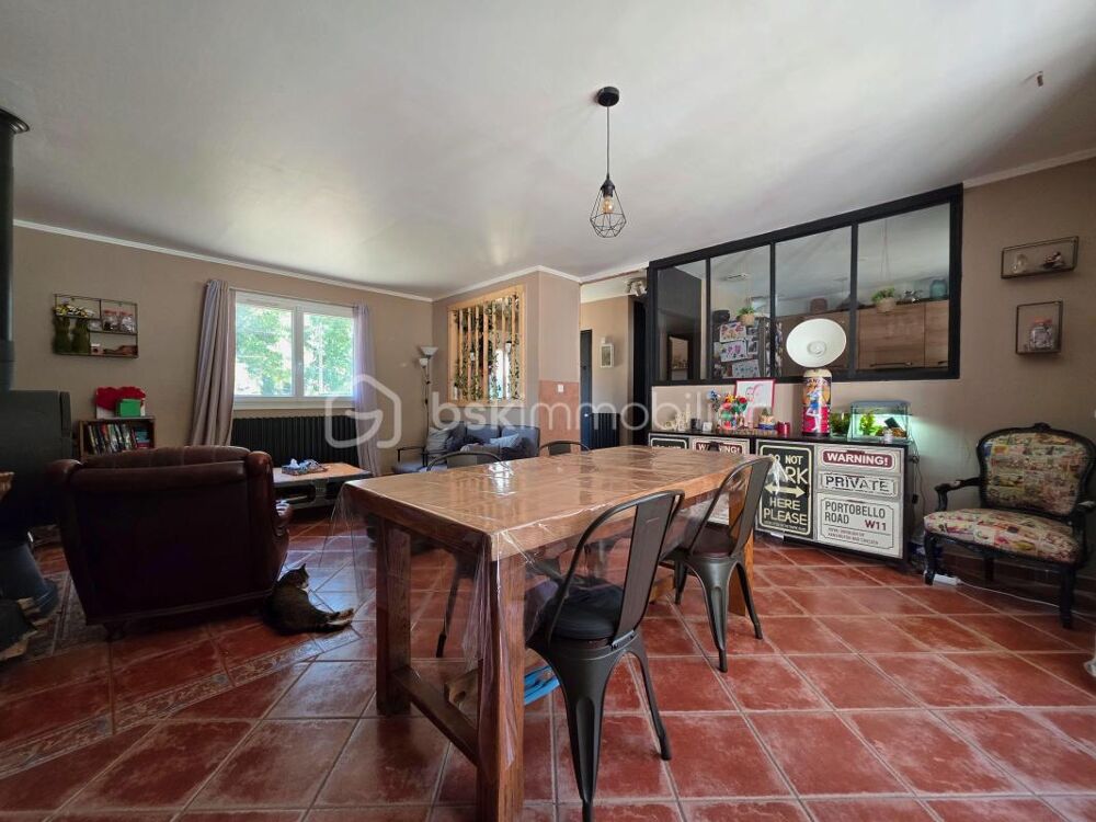 MAISON DE PLAIN-PIED  88 M²  POSSIBILITÉ 3 CHAMBRES + BUREAU  TERRAIN 1 003 M²