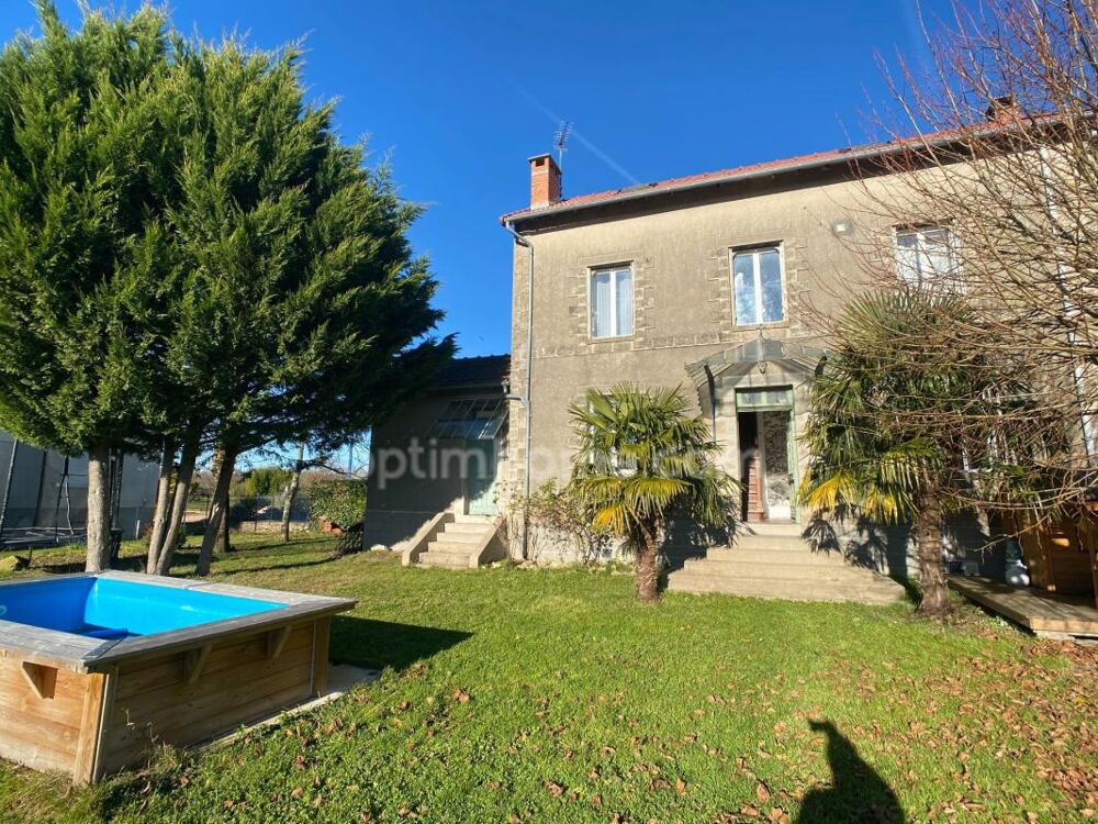 Vente Maison Belle maison en pierre de 4 chambres avec jardin de 515 m2 plat et puits Chateauponsac