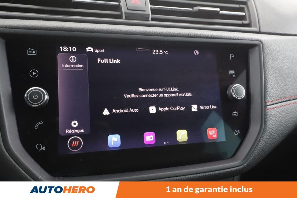 Ibiza 1.0 EcoTSI FR DSG7 110 ch 2021 occasion 92130 Issy-les-Moulineaux