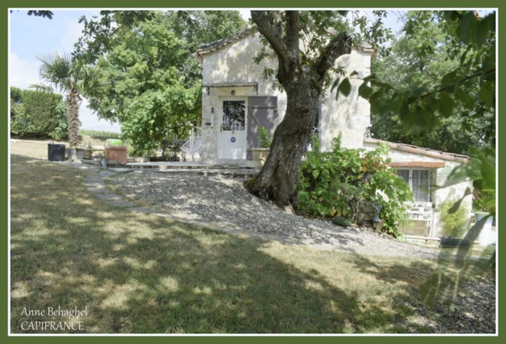 Entre Lectoure et Astaffort- Maison en pierre 5 pièces-127m2- terrain 1526m2