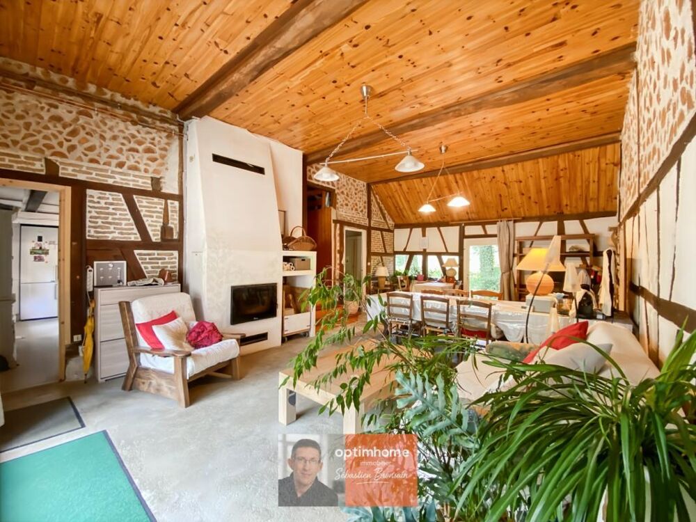 Vente Maison Ferme bressane rénovée – 136 m² – 5 chambres – 2,3 ha – Boxes chevaux Le planois