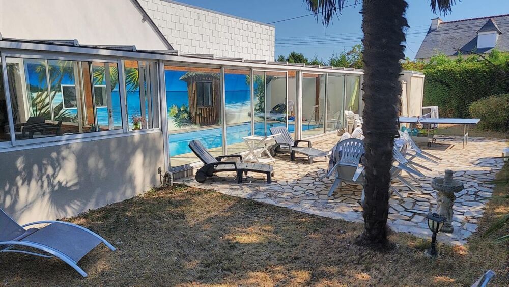 Vente Maison VIAGER OCCUPÉ SANS RENTE – MAISON 9 PIÈCES AVEC PISCINE COUVERTE À LAMBALLE-ARMOR La poterie