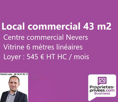 NEVERS CENTRE - LOCAL COMMERCIAL 43 m2 546 58000 Nevers