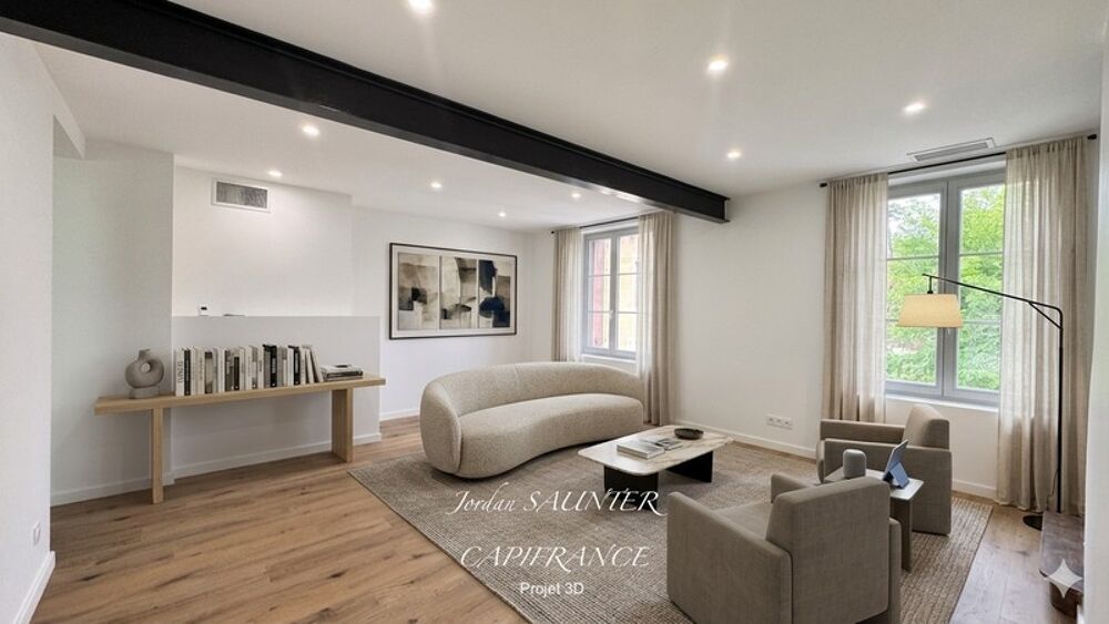 À vendre  Maison de ville de 125m2 rénovée avec jardin et garage  Revel