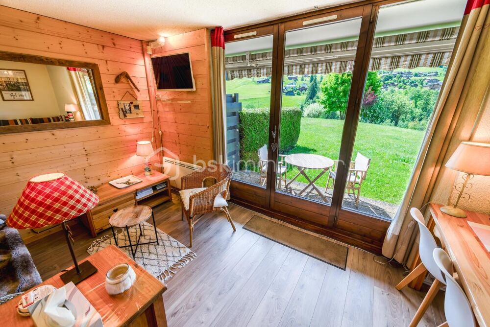 74120 - PRAZ SUR ARLY  STUDIO ORIENTÉ SUD AVEC ALCÔVE NUIT INDÉPENDANTE - 4 COUCHAGES - PROCHE DOMAINE SKIABLE ET CENTRE VILLAG