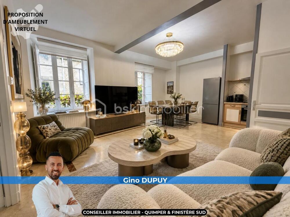 APPARTEMENT T3  64 M²  QUIMPER CENTRE-VILLE  RÉSIDENCE DE STANDING