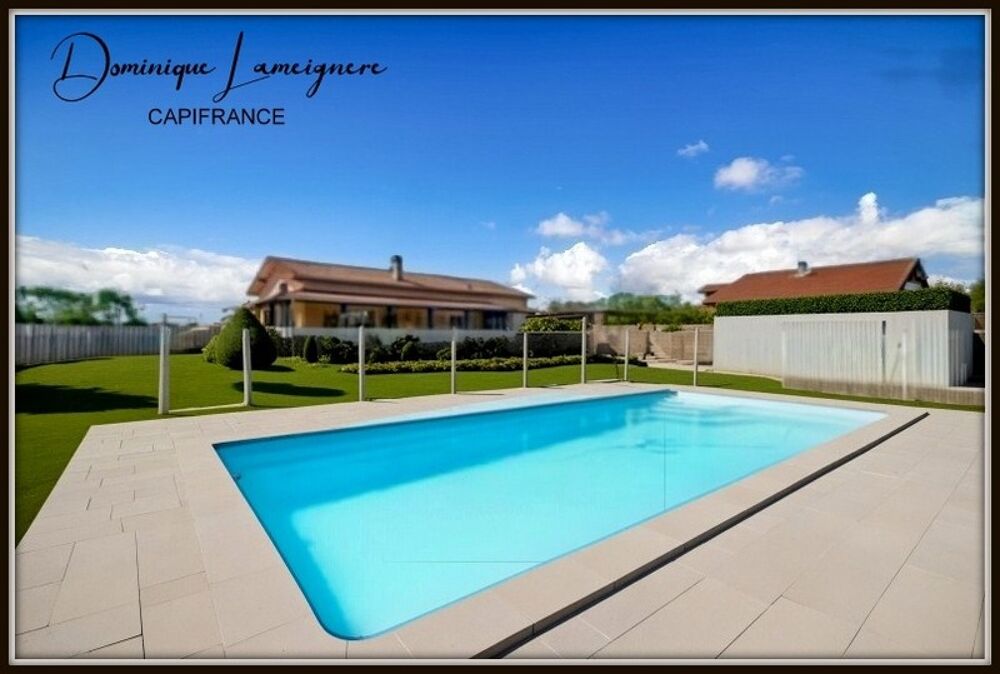 PROCHE DAX ( 10 mn côté EST ) - BELLE CONTEMPORAINE T5 - PISCINE - GARAGE 48 m²