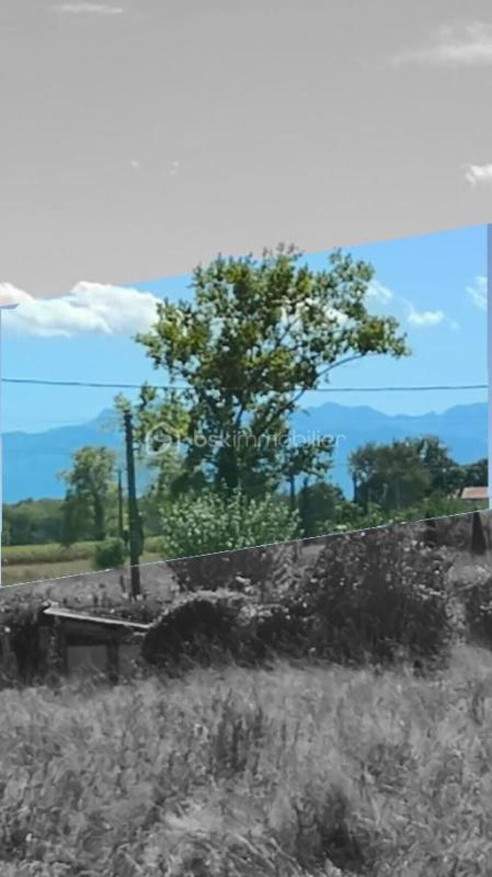 Vente Terrain Terrain viabilisé en lotissement – Environ 1 500 m² – Vue Pyrénées Trie sur baise