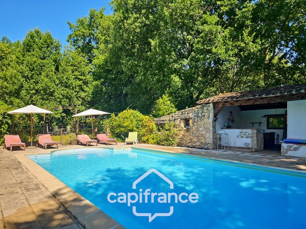 Vente Propriété/Château Domaine d'exception de 1,7 hectare – 470 m² habitables – Jusqu'à 20 couchages – Roulotte aménagée – Piscine – Parc arboré aux ar Foulayronnes