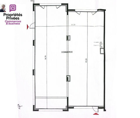   35120 DOL DE BRETAGNE - LOCAL COMMERCIAL  178 m² 