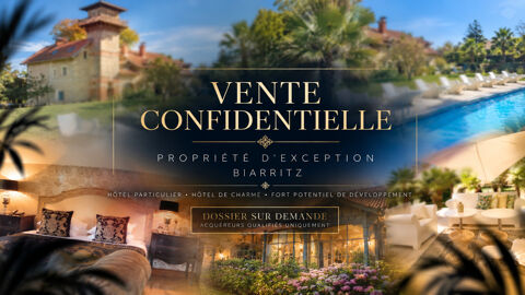 BIARRITZ - LE BEAUMANOIR Manoir du XIXe si&egrave;cle &middot; H&ocirc;tel 5 &eacute;toiles &middot; Cession de parts sociales incluant l'immobilier et l'exploita 14000000 64200 Biarritz