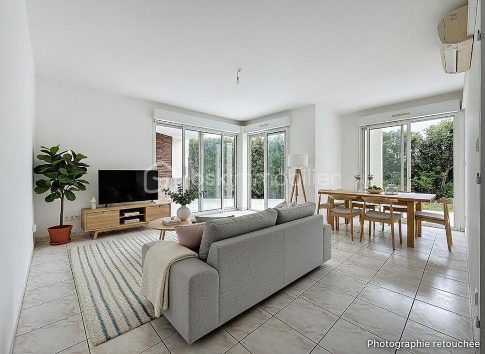 APPARTEMENT 2 PIÈCES DE 59 m2 AVEC JARDIN DE 130 m2 + PARKING ET CAVE