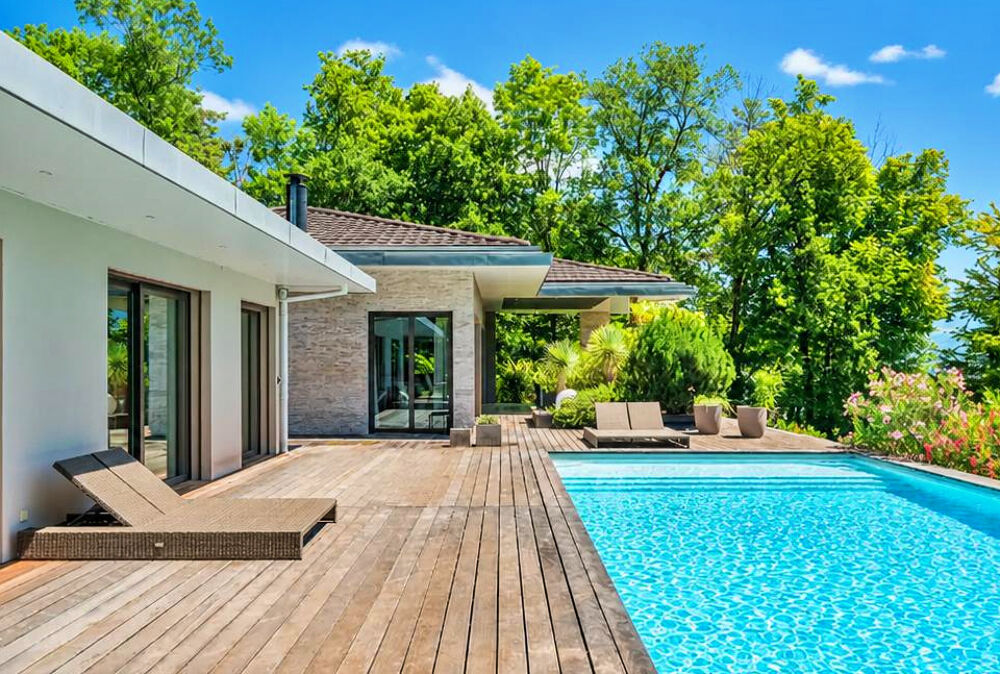 Vente Maison Meylan maison d'architecte contemporaine de plus de 300 m²  - Vue Belledonne & Piscine Meylan
