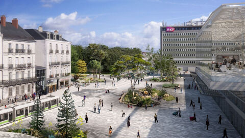 NANTES gare - MURS COMMERCIAUX LIBRES,  LOCAL 145 m&sup2; + 65m&sup2; 445757 44000 Nantes