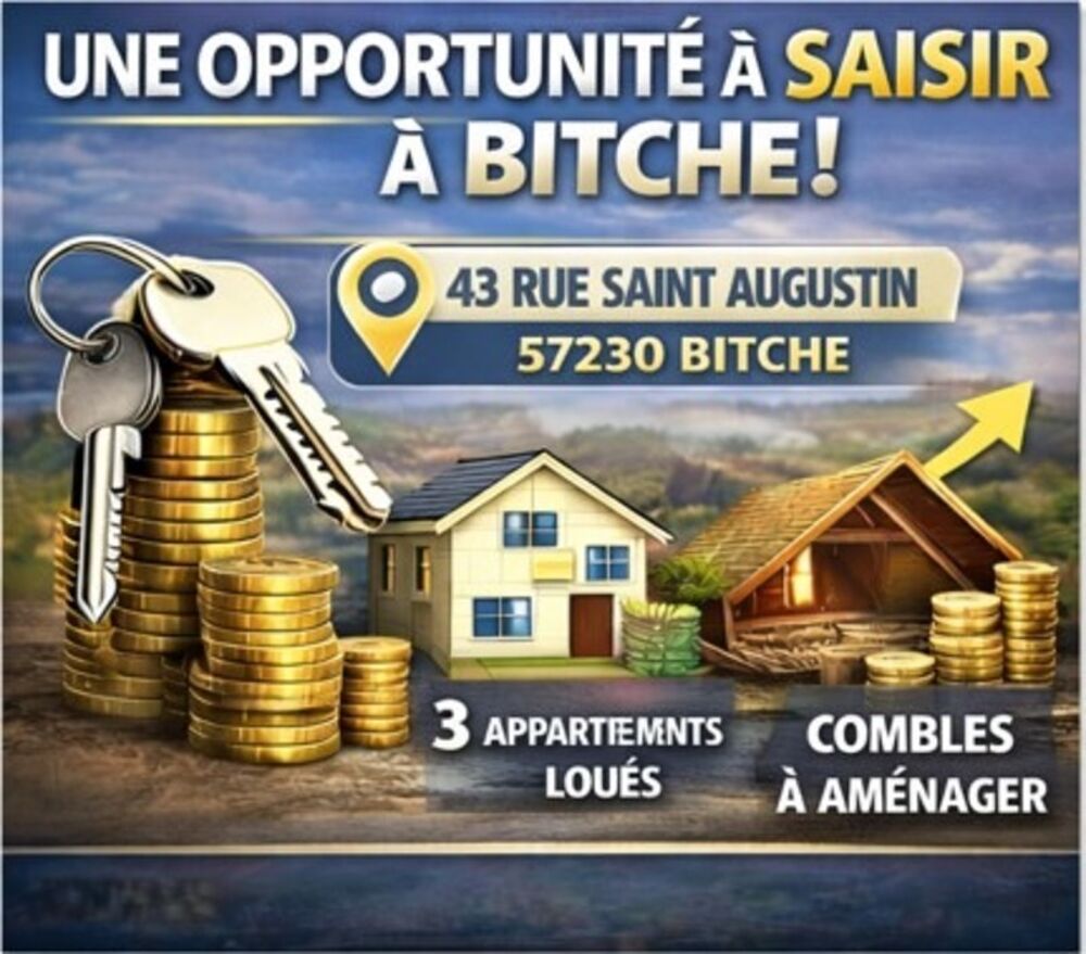 Vente Immeuble Immeuble à vendre BITCHE (57) Bitche