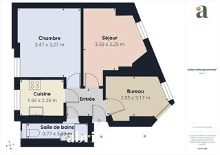  Appartement à vendre 3 pièces 37 m²