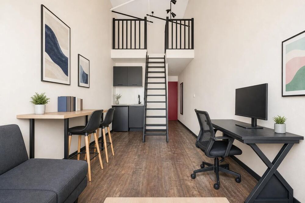 Vente Appartement Studio avec mezzanine de 28 m² à Grenoble Grenoble