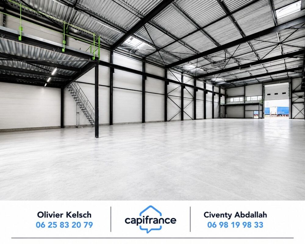   LOCAL INDUSTRIEL NEUF 1 058 M² À VENDRE – PONT ROULANT 12,5 T – HSP 12 M – SAVOIE- SAINTE HELENE SUR ISERE (73) 