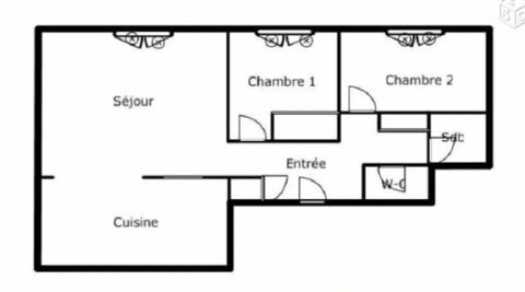  Appartement � louer 3 pi�ces 80 m�