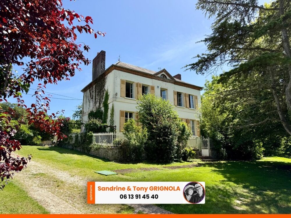 MAISON DE MAÎTRE  5 CHAMBRES DEPENDANCE AVEC GARAGE  VUE DÉGAGÉE SUR LA VALLÉE  ENTRE FERVAQUES ET LISIEUX