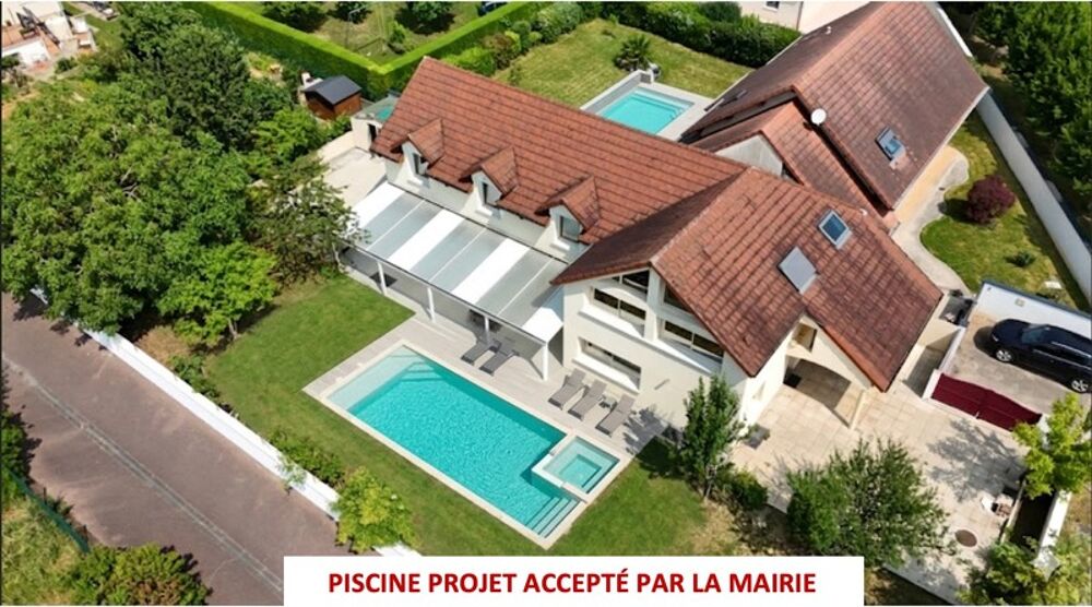 possibilité PMR, Dijon-Sud, Clos du Roy. VILLA T8 de 255 m2, possibilité 8 chambres, sur un terrain de 790 m2 et 150m2 s-sol ch