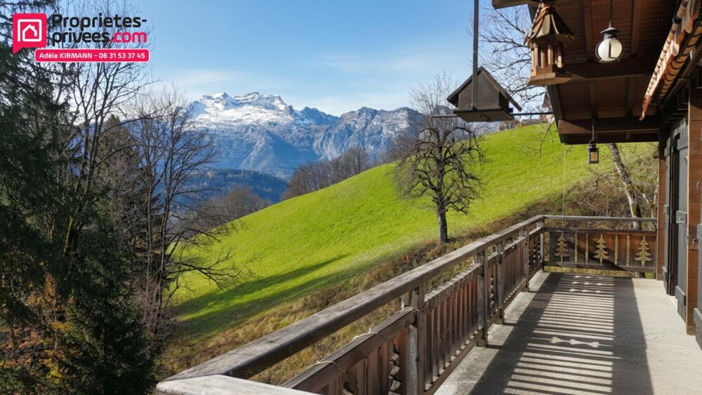 Manigod 74230 - Chalet 4 pièces avec vue imprenable sur la Tournette