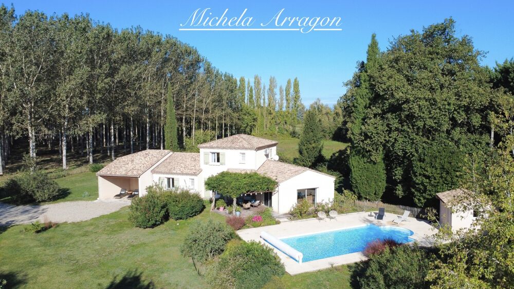 Vente Villa LE LÉDAT (47) – AUX PORTES DE VILLENEUVE-SUR-LOT – VILLA DE 180 M² AVEC PISCINE SUR 5 845 M² DE TERRAIN Ledat