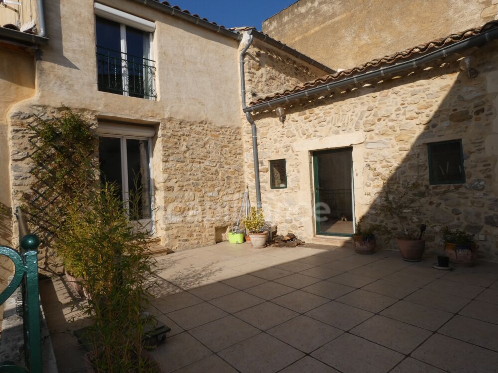 Laudun-maison de village 90m² avec cour et terrasse