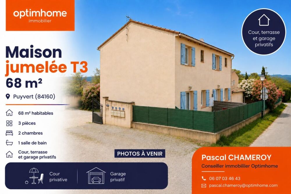 Maison 3 pièces 67 m² · à Puyvert · 67 m² · 256 000 €
