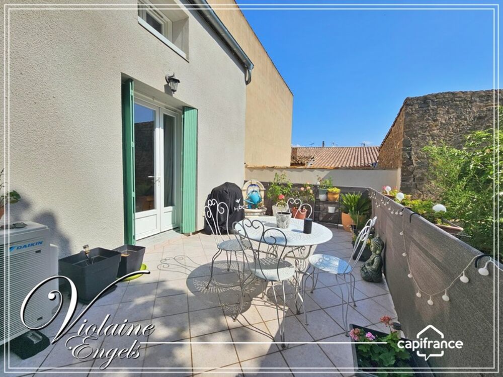 Vente Maison ? Maison de village rnove avec jardin et terrasse  Puichric, proche Canal du Midi Puicheric