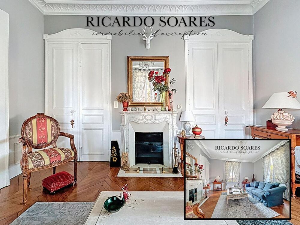 60700 SACY-LE-GRAND / ÉLÉGANTE MAISON DE MAITRE DU XIXe SIÈCLE / 278 m² / 11 PIÈCES / TERRAIN 3700 m²