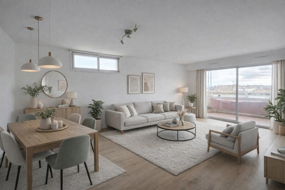 Vente Appartement Carqueiranne coeur de ville - T3, 70 m², balcon vue mer, 2 places de pkgs Carqueiranne