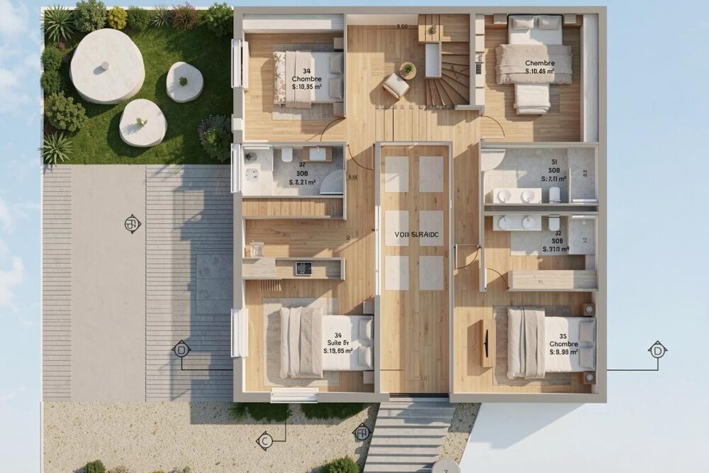 Maison à rénover de 250 m² en vente proche Parc Bordelais au Bouscat (33200)