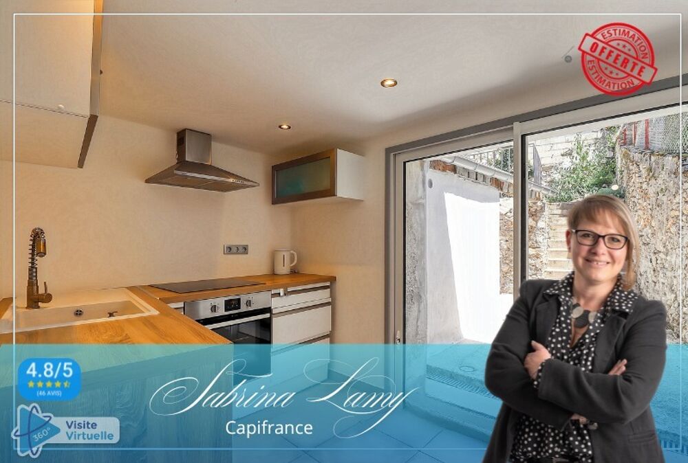 Maison à vendre 3 pièces (51) Montmirail - 74,42m² avec cour et jardinet - 2 chambres