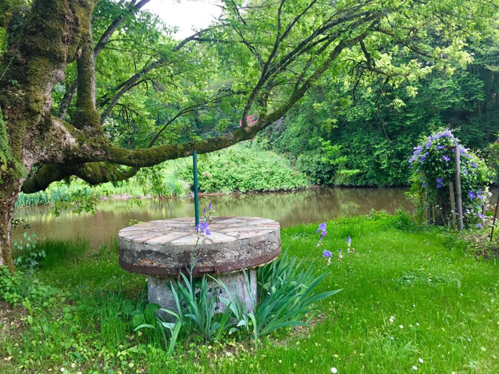 Proche de Rochechouart , authentique moulin avec rivière et chute d'eau -cadre naturel exceptionnel-